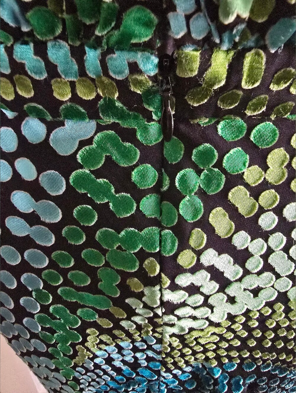 Saloni Fleur Dot Print Dress - Picture 9 of 13